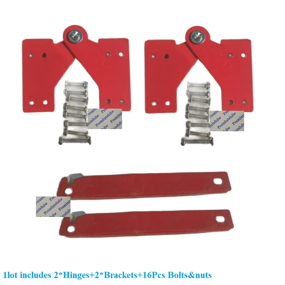 Aluminum Step Ladder Hinge With Rail Bracket Replacement Kit