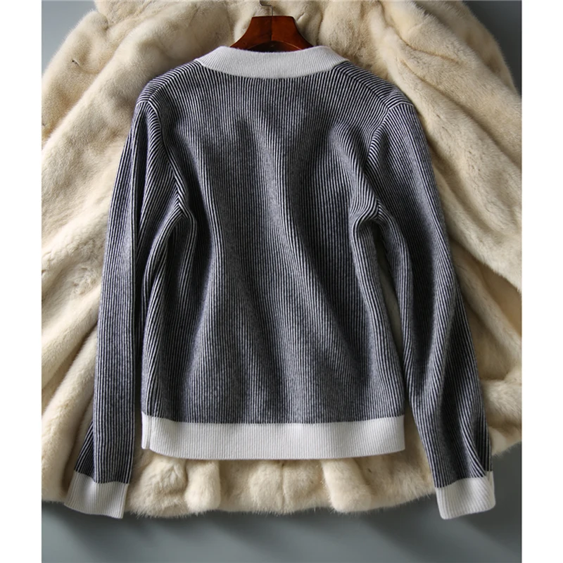 2021 Autumn Winter Vintage Cardigan Woman Sweater Long Sleeve O Neck Pockets Single Breasted Sweaters Women Tops Sueter Mujer