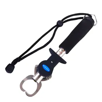 

Stainless Steel Fishing Gripper Fish Lip Grip Tool with 15kg Weight Scale Ruler