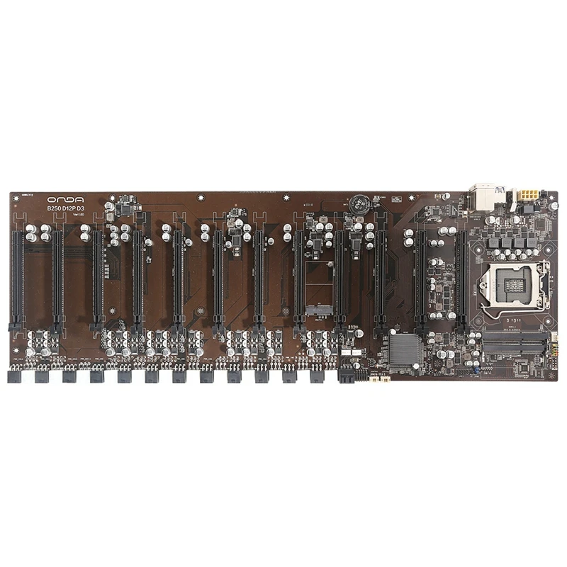 Материнская плата B250 для компьютера материнская майнинга DDR3 16 ГБ большой емкости