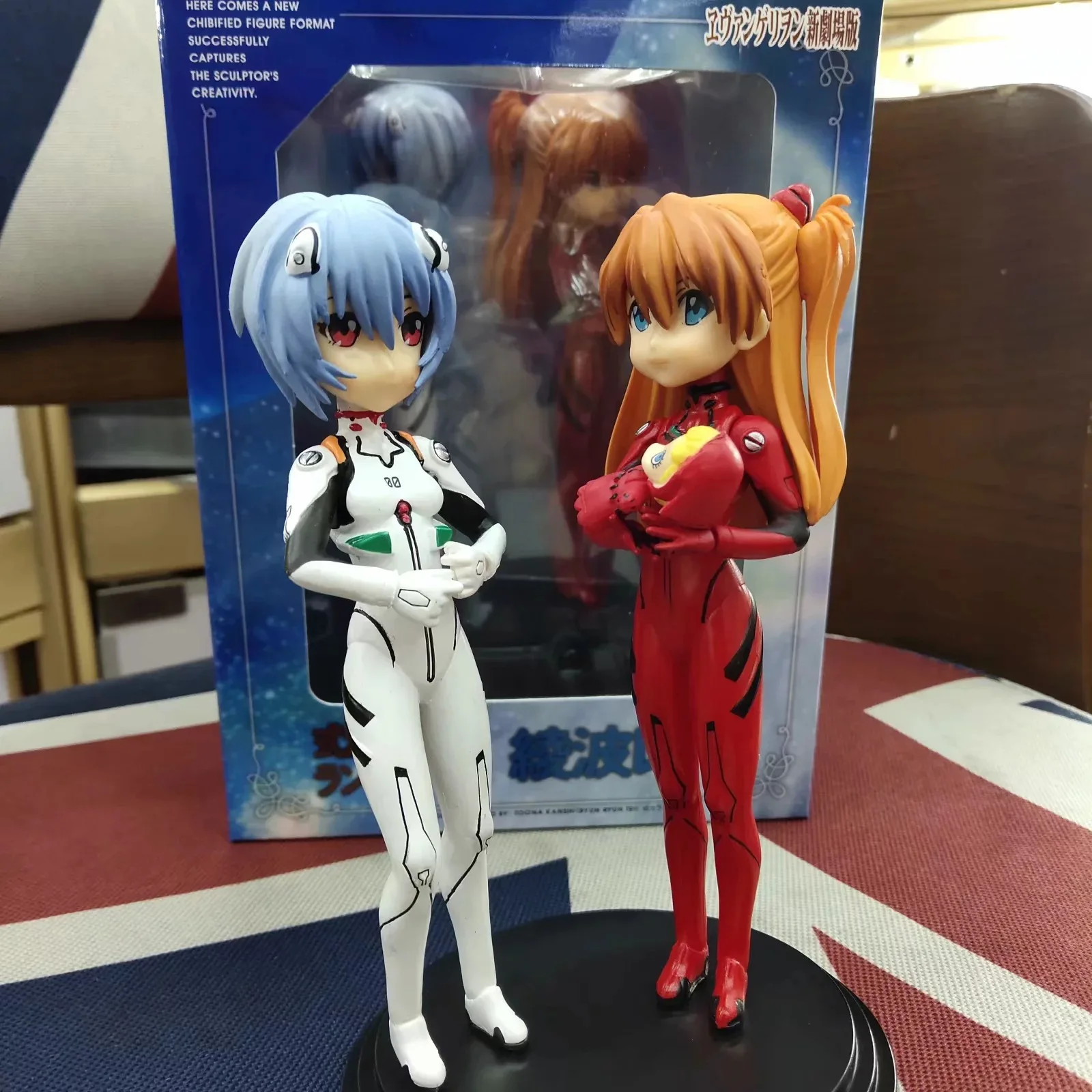 

Anime Eva Euangelion Cute Rei Ayanami Asuka Boxed Decoration Garage Kit