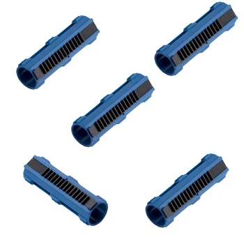 

5PCS Hot Sale Blue Fibre Reinforced Full Steel 14 Teeth Piston For Airsoft M4 AK G36 MP5 Gearbox Ver 2/3 AEG Guns Accessories