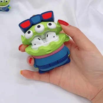 

3D Silicone Earphone Case For Airpods 2 Case Cute Cat Dog Crocodile Cartoon Headphones Cover For Apple Air pods Case For Earpods