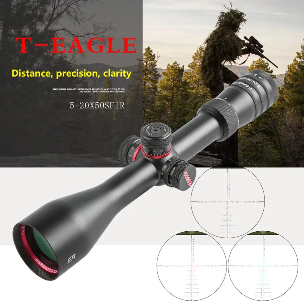 

5-20x50 SF Second Focal plane with Level kolimator holographic sight suit hunting and shoot most cost-effective rifle scope
