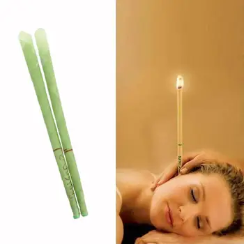 

2 Pcs Ear Cleaner Wax Aromatherapy Stick Removal Ear Candles Treatment Care Healthy Hollow Cone Ear Candle