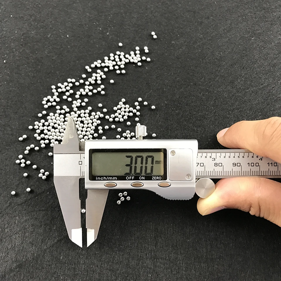 Easytoday 2000pcsLot 3mm Steel Balls Slingshot Hunting High-carbo Steel Slingshot Accessorie Catapult Slingshot Hitting Ammo (2)