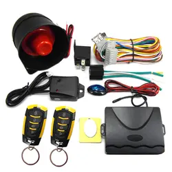 CHADWICK sistema de alarma unidireccional para coche, dispositivo con sirena para vehículo de 12V CC, con sistema de cerradura de puerta Central, 802B 8182