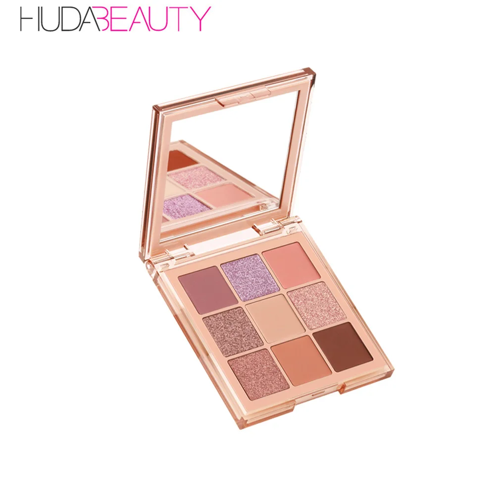 Huda Beauty Eye Makeup Palette Matte Eyeshadow Pallete Glitter Powder Eye Shadow Earth Shadows Stamp Pigment Eyeshadow