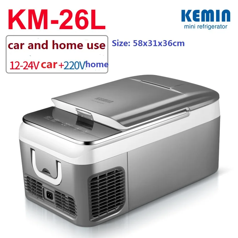 26L car and home use 18/26L-20degree компрессор, холодильник, мини-автомобиль, домашнее двойное использование, быстрозамороженные минихолодильники, холодильник, портативный холодильник, кемпинг - Цвет: 26L car and home use