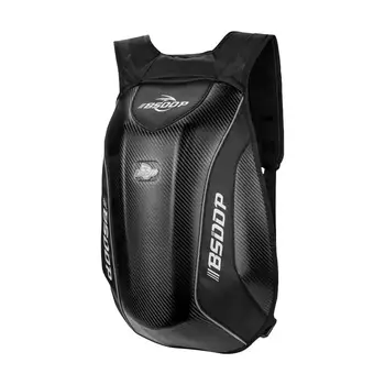

Motorcycle Backpack Sports Daypack Bag Hard Shell Backpack With Waterproof Rainover For Riding Hiking