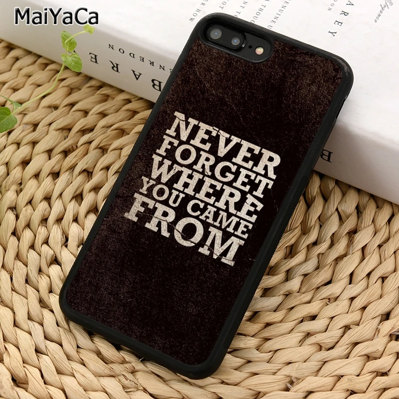 MaiYaCa удивительный никогда не забывай чехол для телефона iPhone X XR XS 11 12 Pro MAX 5 6 7 8 Plus
