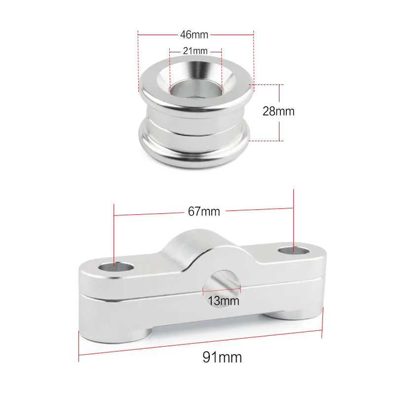 Shifter Bushing Kit Front and Rear Solid Linkage Shifter Bushing Kit Aluminum For Honda Civic B-Series Engine B16 B18 B20