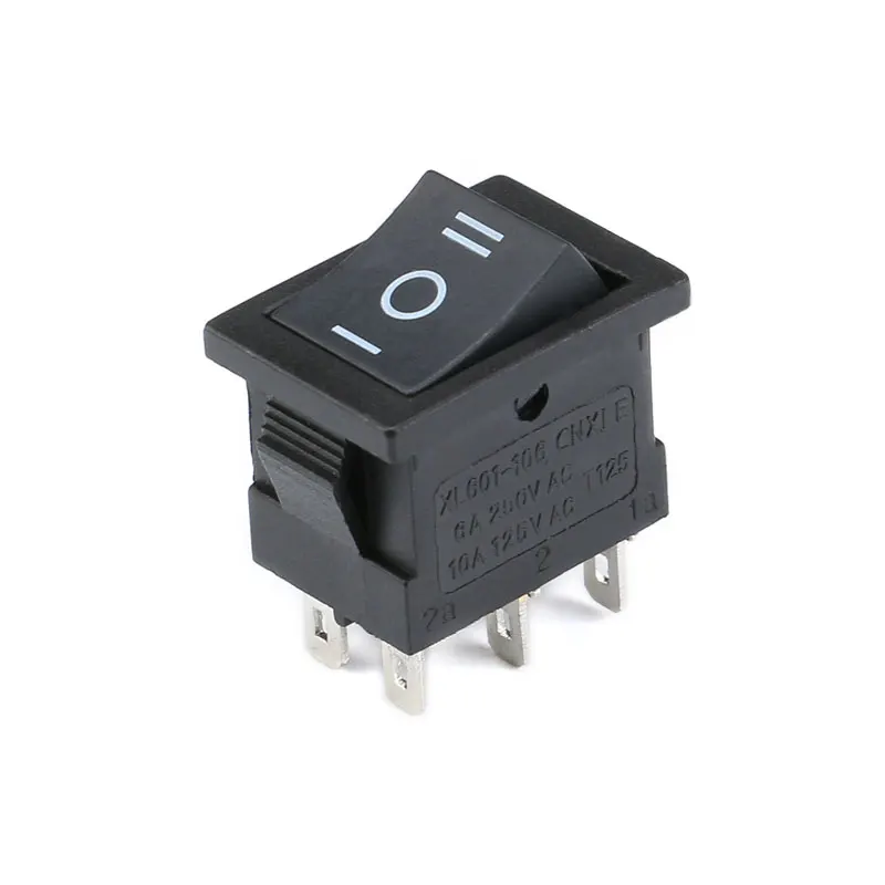 1PCS KCD1 2PIin 3Pin Boat Car Rocker Switch 6A10A 250V125V AC Red Yellow Green Blue black Button Best Price KCD1 (5)