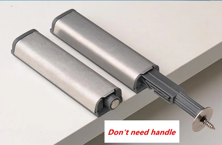 Door Stopper Cabinet Catches Stainless Steel Push to Open Touch Damper Buffers Soft Quiet Closer Furniture Hardware