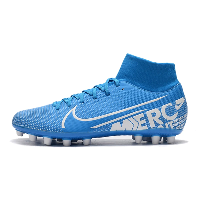 Nike Superfly 7 Academy CR7 AG 39-45 футбольные бутсы, кроссовки, мужские футбольные кроссовки, Zapatos De Futbol Hombre - Цвет: Blue White
