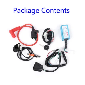 

Wiring Switch Coil CDI Harness 50/110/125/150cc Accessory Connector Practical