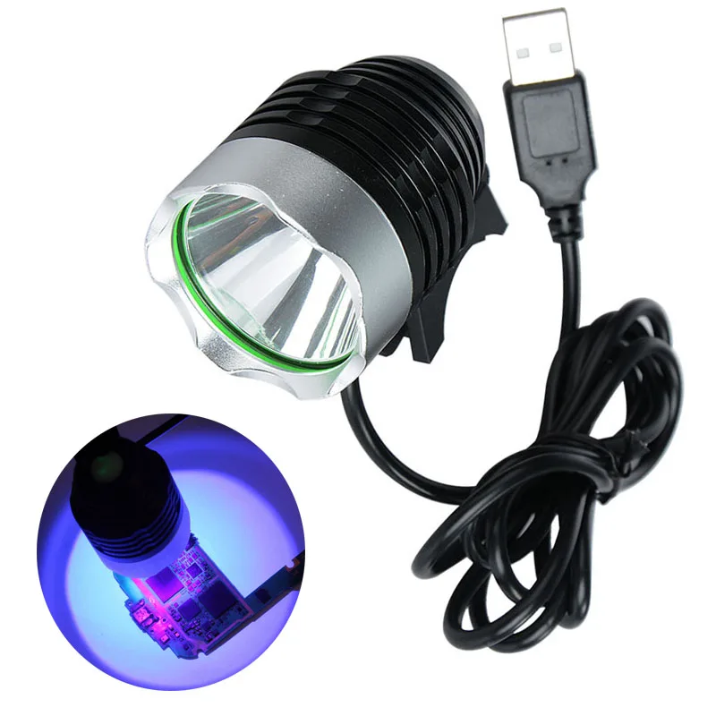 5 В USB УФ-лампа для отверждения клеем Светодиодный УФ-зеленый масляный осушитель фиолетовый светильник для телефона