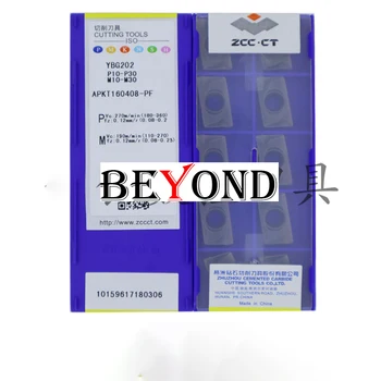 

ZCC APKT11T304-PF APKT11T308-PF APKT160408-PF YBG102/202/302 carbide inserts APKT for EMP01 milling cutter tools APKT11T3 lathe