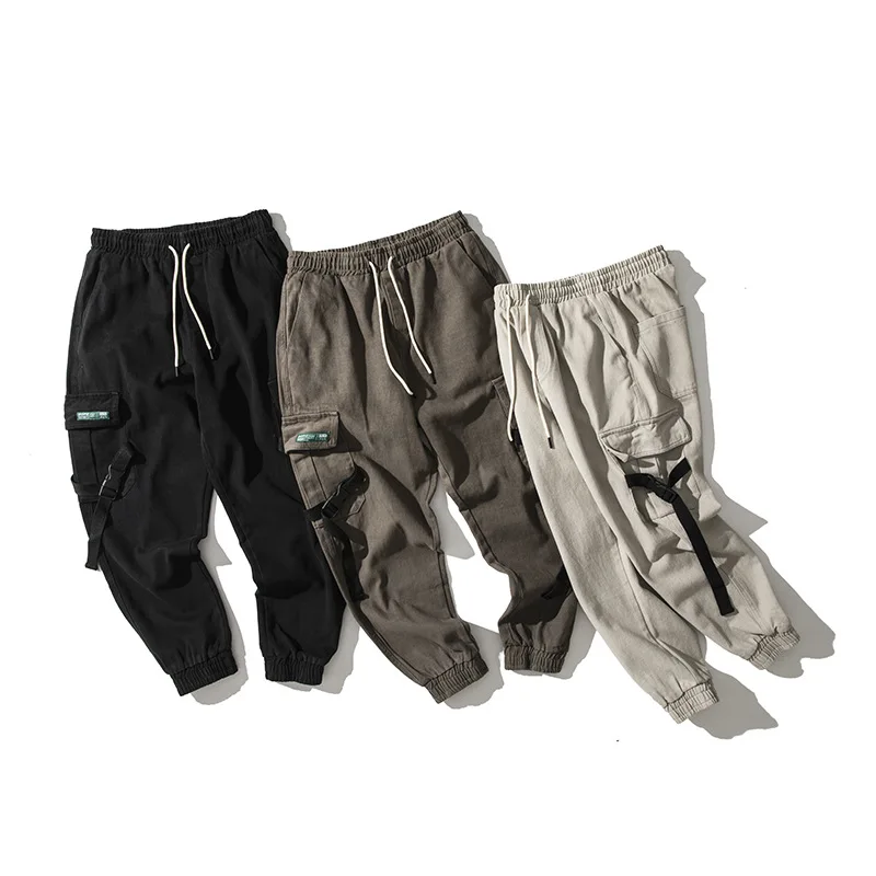 

City Where the Product 2019 Autumn New Style Japanese-style Base Workwear Beam Leg Trousers Popular Brand Casual Pants Men's Cas