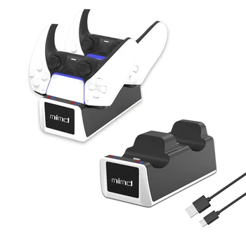

Controller Gamepad USB Charger Dual Charging Dock Stand Station Cradle Holder for PS5 Gaming Console Game Accessories