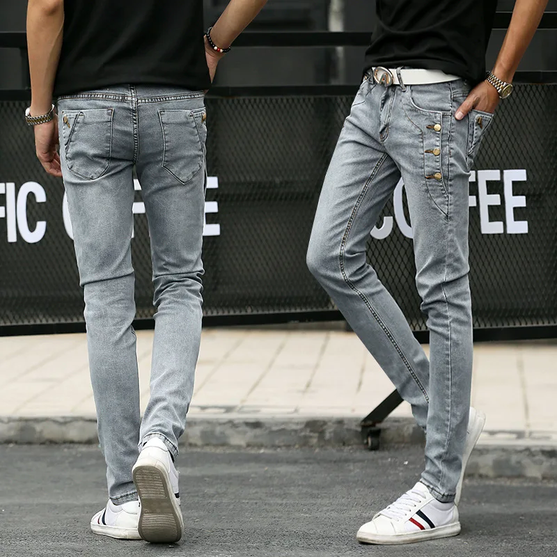 Men's Jeans Trend Straight Barrel Jeans 