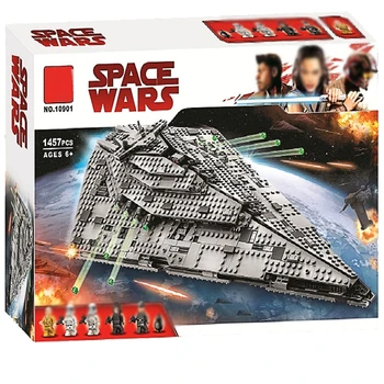 

In Stock 1457pcs First Order Star Destroyer Compatible With Lepining Star Plan Wars Building Blocks Bricks Starwars Toys Gifts