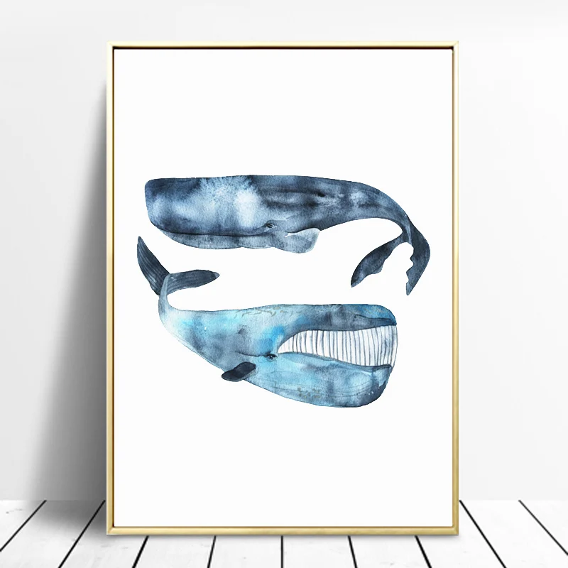 кит интерьер. постер кит. синий кит. постеры в детскую комнату киты. большой кит постер.