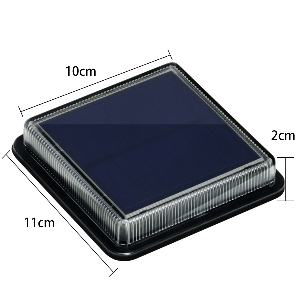 LED Solar Buried Lamp Outdoors Stair Lamparas Floodlight Decor Lighting  Waterproof Ip68 Sealant Caulk Deck Solar Garden Light