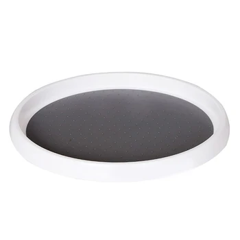 

Non-Slip Rotating Storage Tray Multifunctional Plastic Desktop Kitchen Candy Box Organizer Plastic Desktop Kitchen 360 Degree