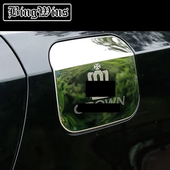 

1pcs stainless steel automobile model automobile fuel tank cover automobile sticker Toyota 14th Generation New Crown 2015-2018