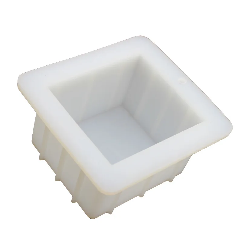 500ML Square Silicone Rendering Soap Mold DIY Handmade Loaf Toast Transparent Epoxy Resin Molds Making Tools