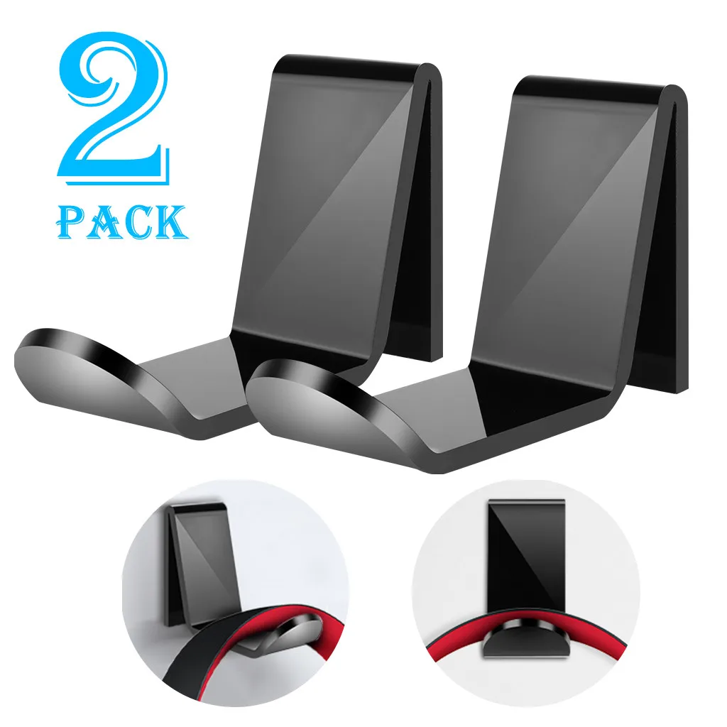 Headphone Gaming Controller Stand Hanger Wall Mount 2 Pcs Holder Save Space Earphone Accessories 23