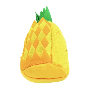 Plush Pineapple Dog Sniffing Mat Hide Food Training Puppy Stress Release Pad Plush Training Toys Pets Accessories Supplies