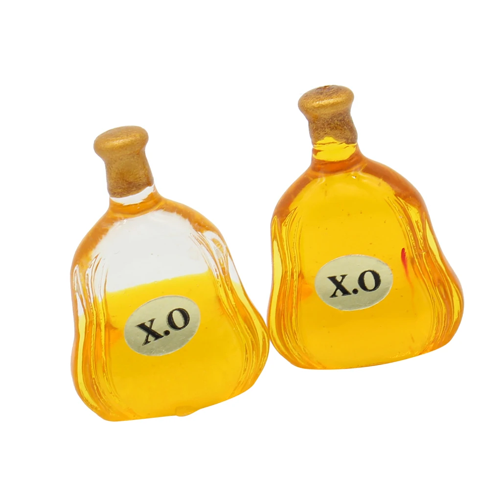 1:12 Scale Dollhouse Miniature X.O Wine Bottles Home Bar Scene Landscape Decor 12th Dolls House Accessories