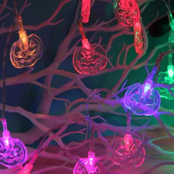 

Halloween Pumpkin Lights Decorative Lights Color LED Waterproof 1.5M/2.5M #3C05