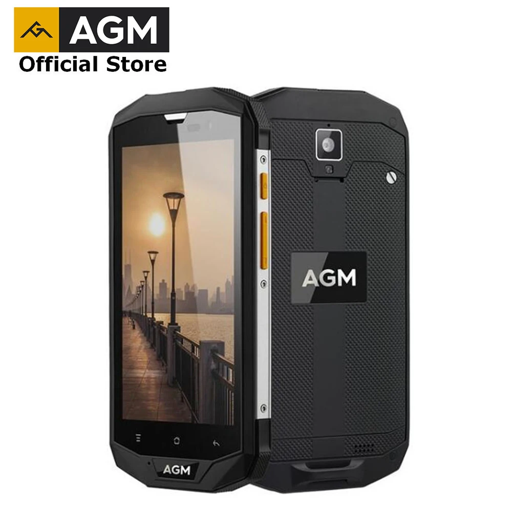 Официальный AGM A8 SE 5 &quot2G + 16G IP68 прочный телефон четырехъядерный 4050 мАч 8MP 2MP новый