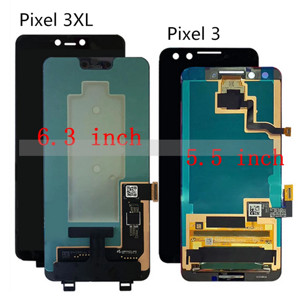 

Original Tested LCD display For Google Pixel 3 Pixel 3 XL OLED LCD Display Touch Screen Assembly Black