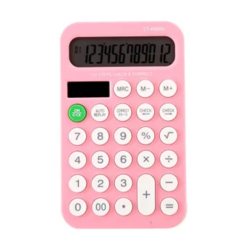 

Office Large Screen Solar Calculator 12 Digits Solar Mini Portable Calculators Handheld Office Supplies 14 x 8.5cm