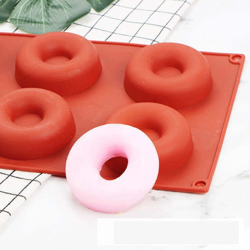 Description Picture 4 of itemSilicone Donut Maker 3D DIY Baking Pastry Cookie Chocolate Round Molds Muffin Cake Mould Dessert Handmade Kitchen Cooking Tools