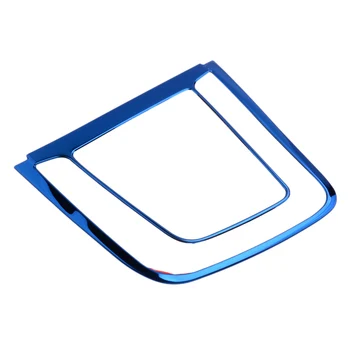 

Car Blue Stainless Steel Blue LHD Inner Gear Shift Frame Trim Cover Fit for Hyundai Elantra 2017 2018 2019 2020