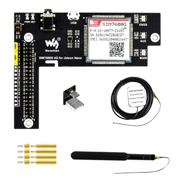 

Waveshare 4G/3G/2G/GNSS Expansion Board for Jetson Nano Based on SIM7600G-H Global Applicable
