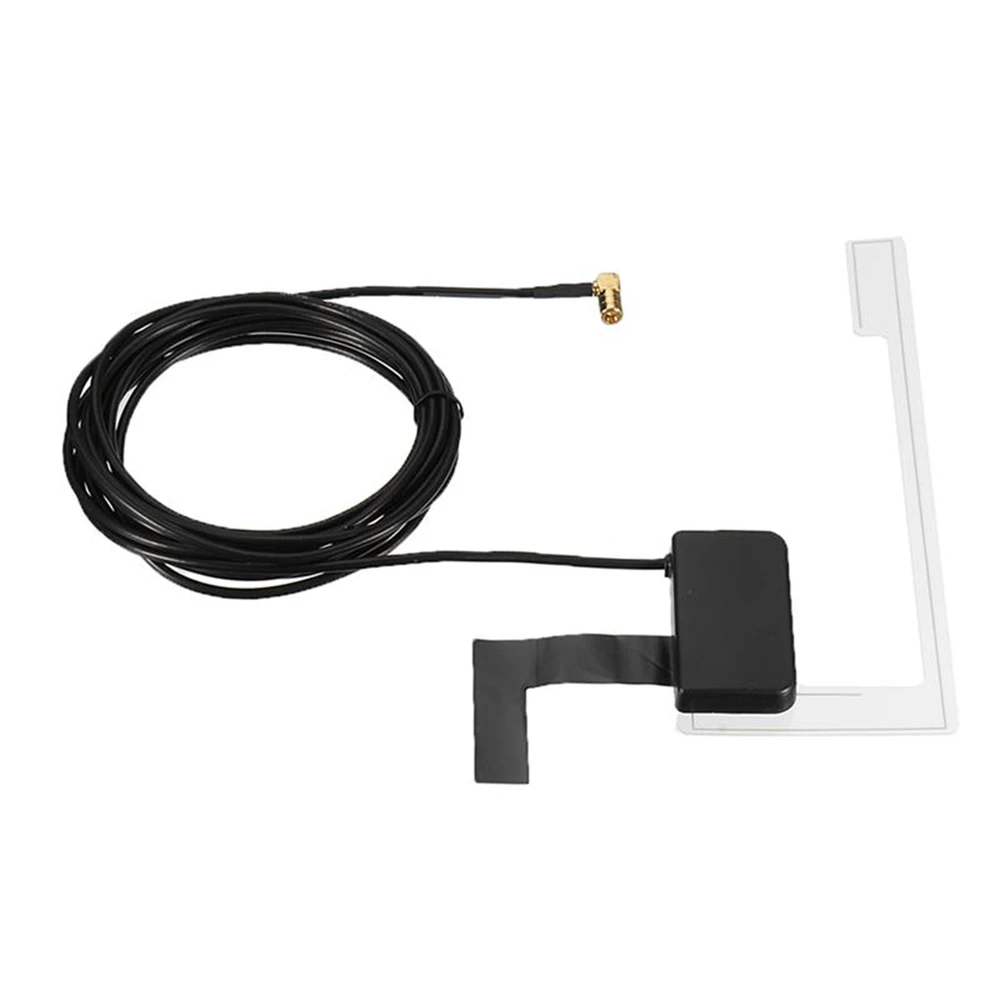 1 шт. Универсальный dab цифровой автомобильный Радио Антенна для Pioneer Kenwood JVC sony Антенна SMB окно крепление для стекла встроенный усилитель сигнала 4