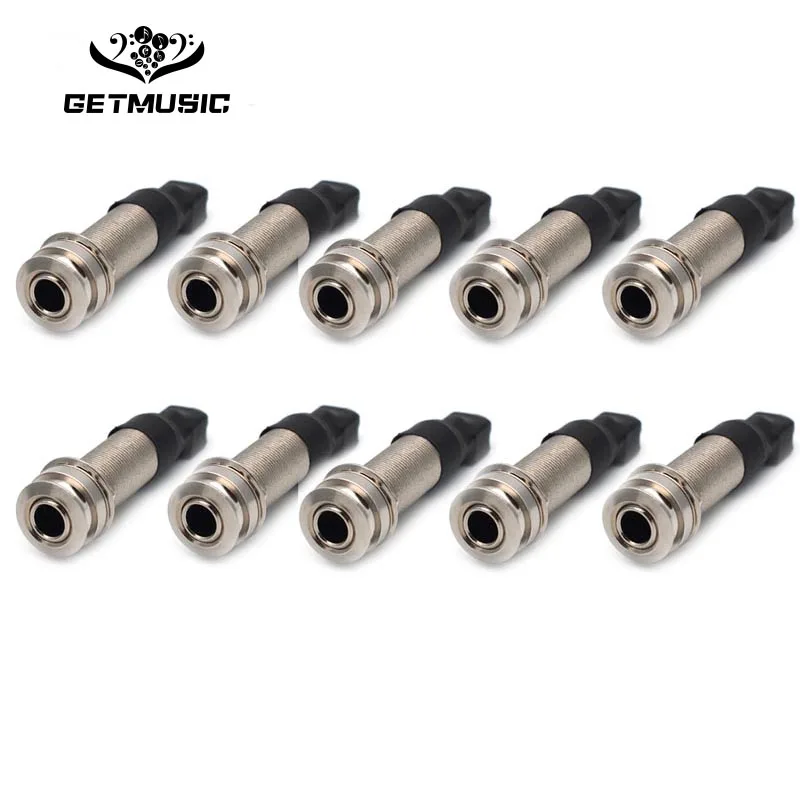 

10pcs /lot Silver Passive Guitar Piezo Pickup Under Saddle Output End Pin Jack