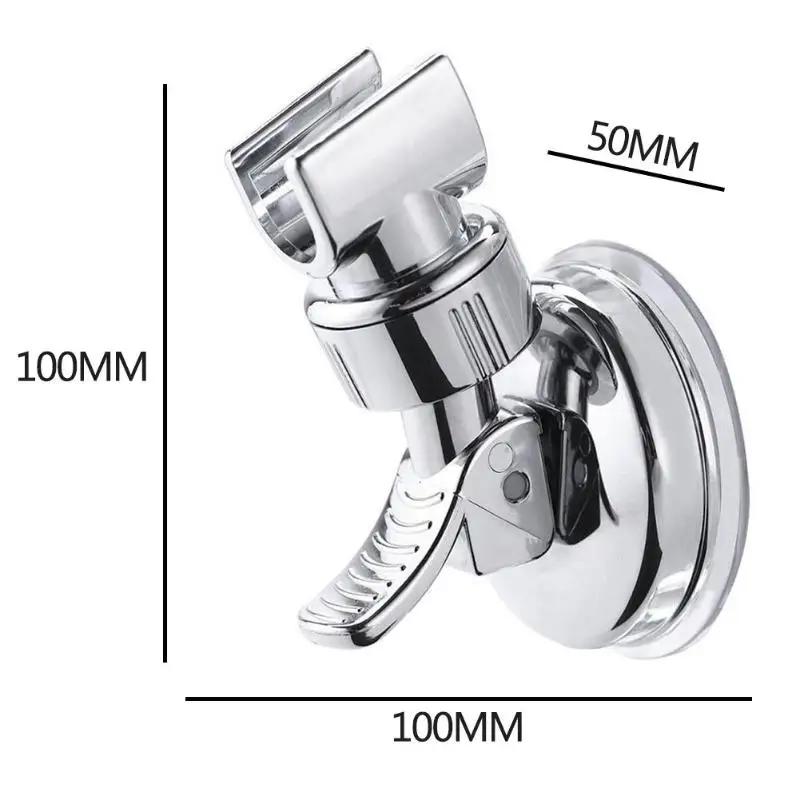 Хромированный держатель для ванной комнаты, полированный надежный слайдер, легкая присоска, регулируемый настенный кронштейн