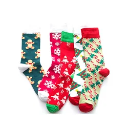 Autumn Winter New Style Cartoon Character Fresh Cotton Fashionable Wholesale Christmas Socks
