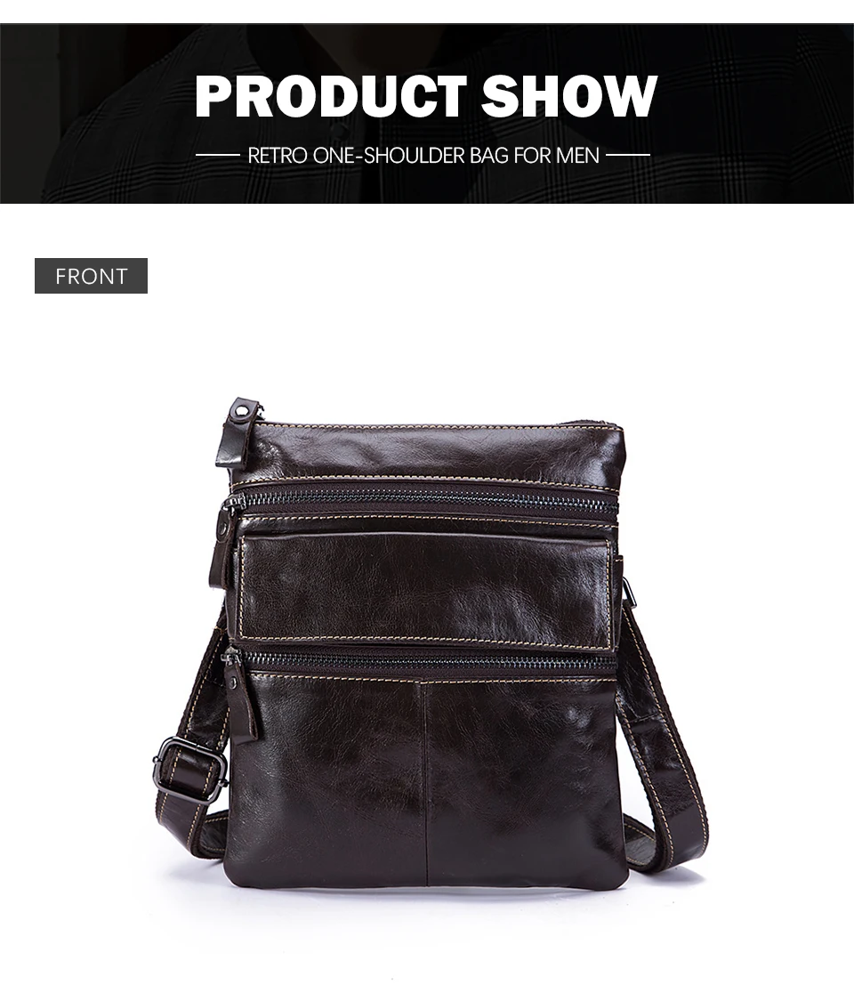 Office On-the-go Pro Leather Messenger Bag