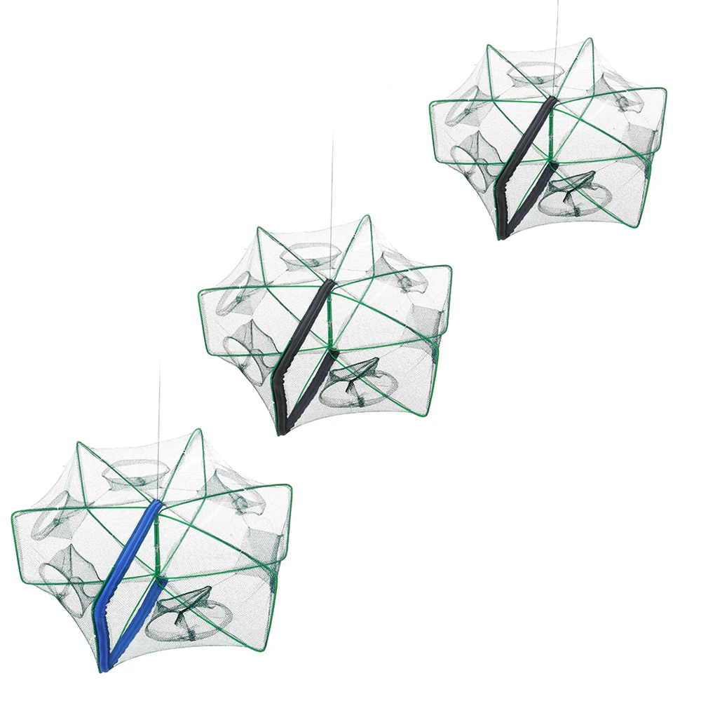Рыболовная сеть портативная Автоматическая Рыболовная Ловушка Складная Рыба Гольян креветки и крабы закидные ловушки сетчатая ловушка