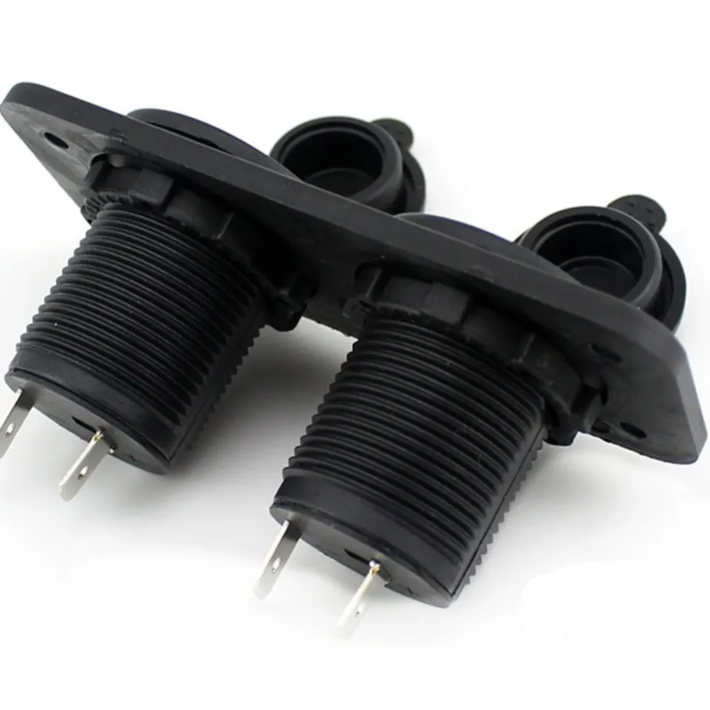 Двойной USB 12V авто мотоцикл Лодка Зажигалка Розетка
