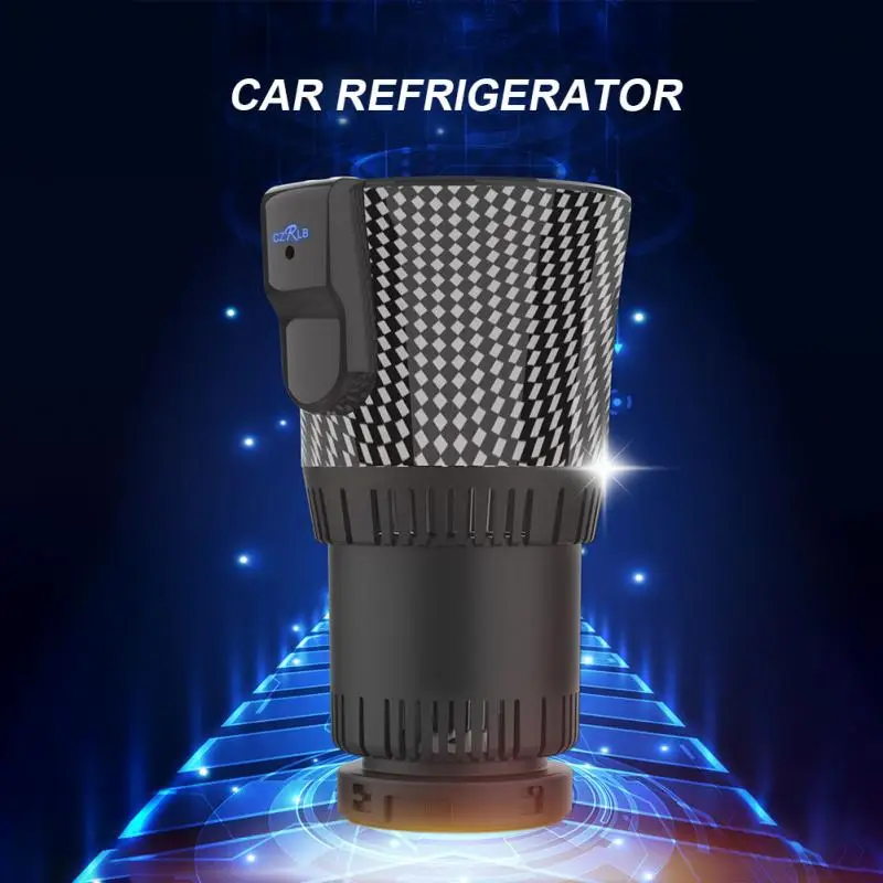 

Mini 12V Smart Car Hot and Cold Cup Fast Cooling and Heating Portable Car Mini Refrigerator