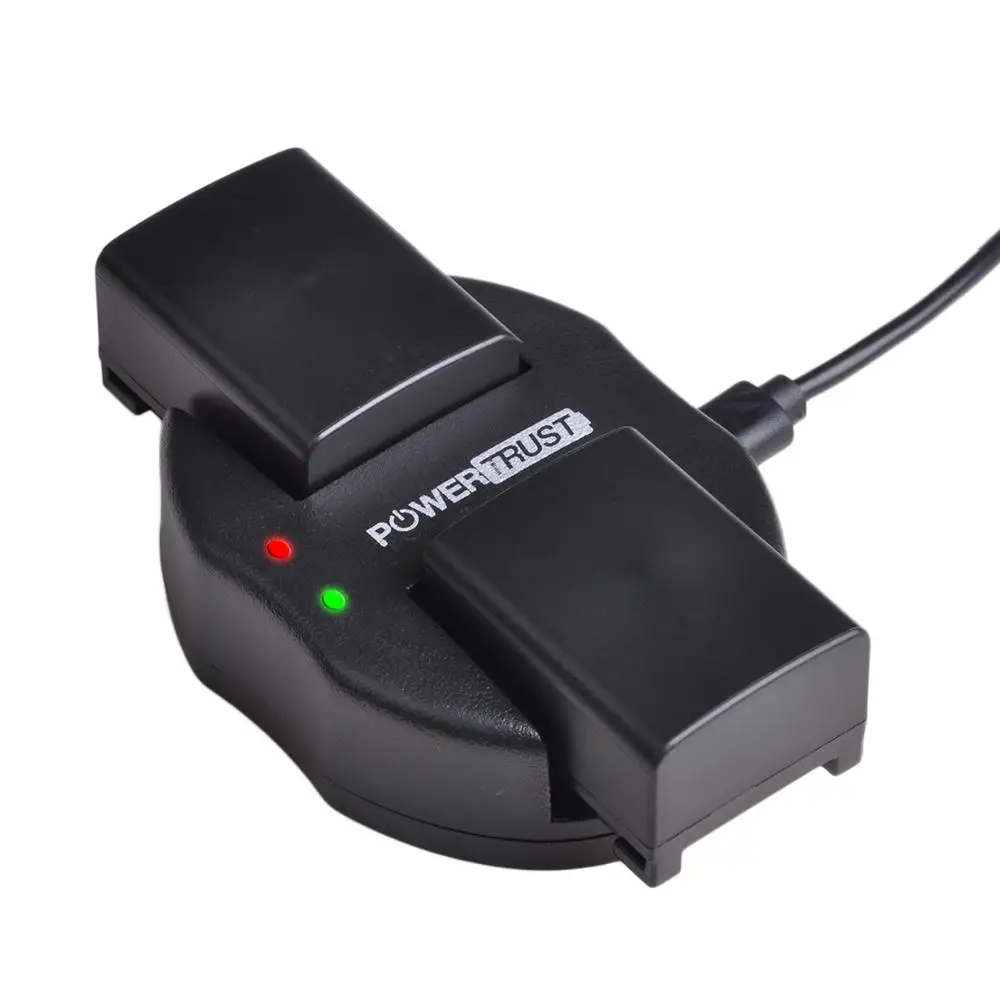 PowerTrust BP-808 BP 808 Battery +NEW USB Dual Charger for Canon BP-827 BP 827 BP-819 BP-807 BP-809 XA10 HF20 HF10 HF100 HG20